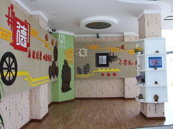 雷鸣镇学校文化墙设计