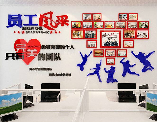 国营中瑞农场员工风采文化墙设计