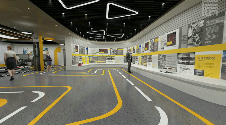 常州孟河小学汽车文化展厅设计装修